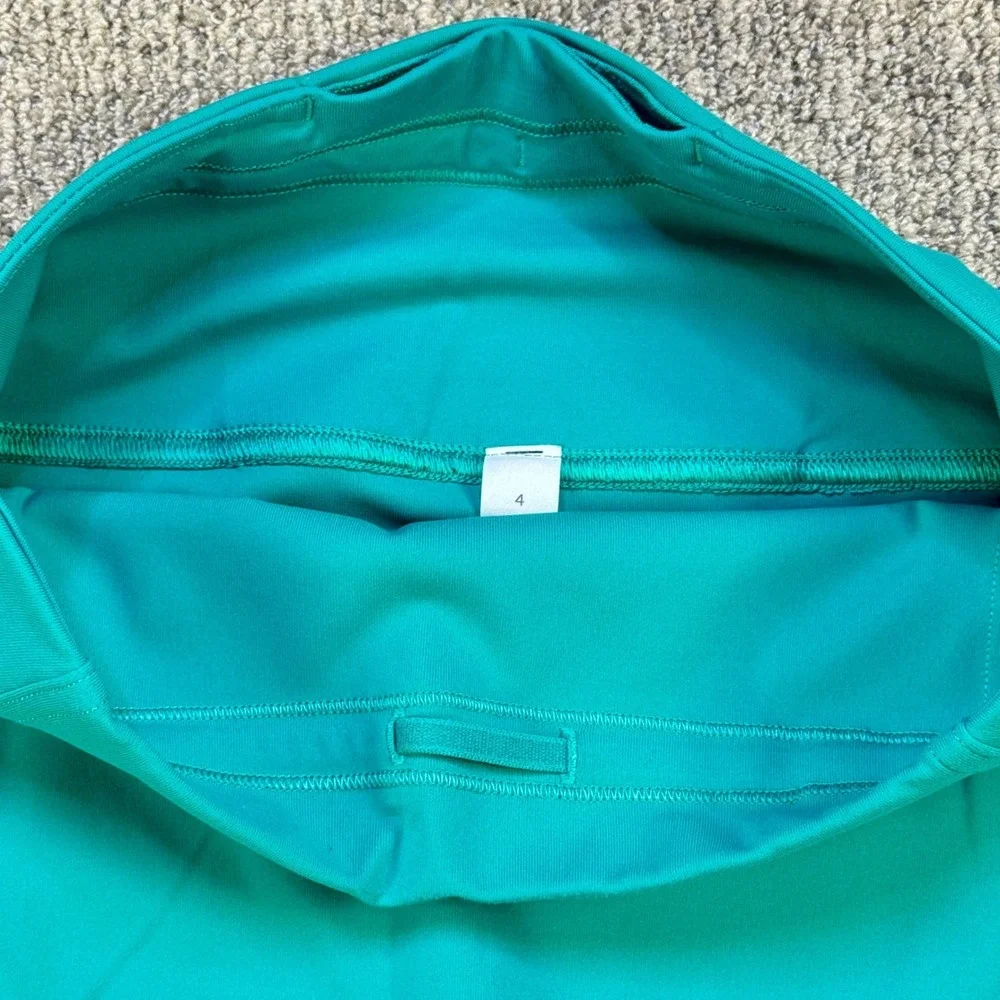 Lululemon Wunder Train High Rise Tight Pockets Size 4 Teal 23.5 Inseam - Picture 5 of 11